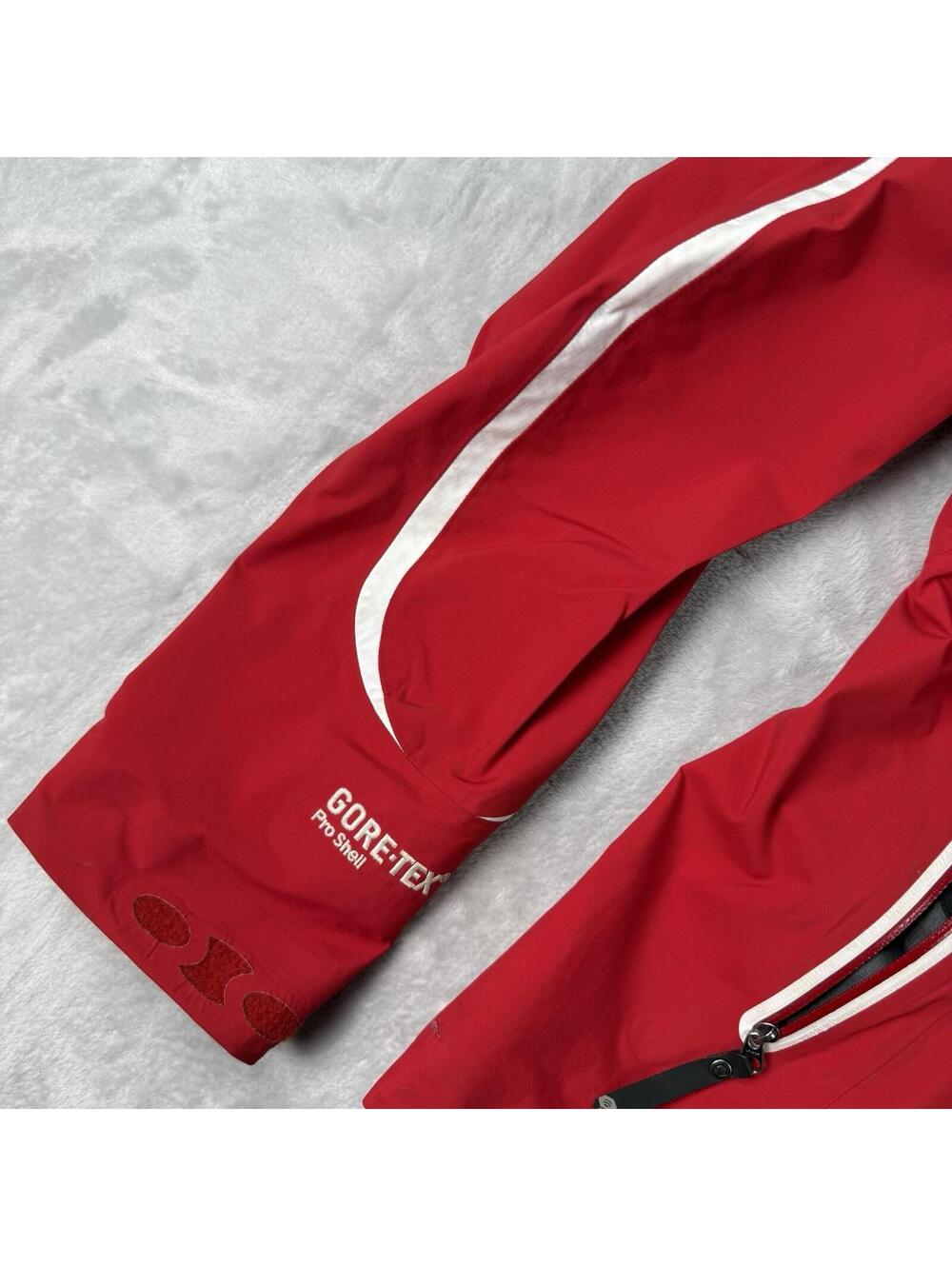 Mountain Hardwear Gore Tex Jacket Red Waterproof Hard Shell Womens M Gorpcore - Picture 5 of 11